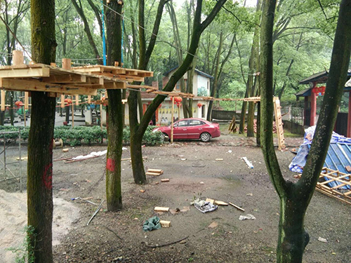 黑龙江丛林穿越｜丛林拓展训练器材